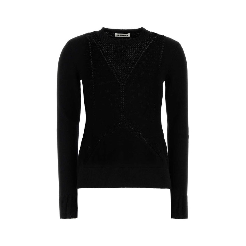 KNITWEARS J01GP0117J14617 001 Black Knitted