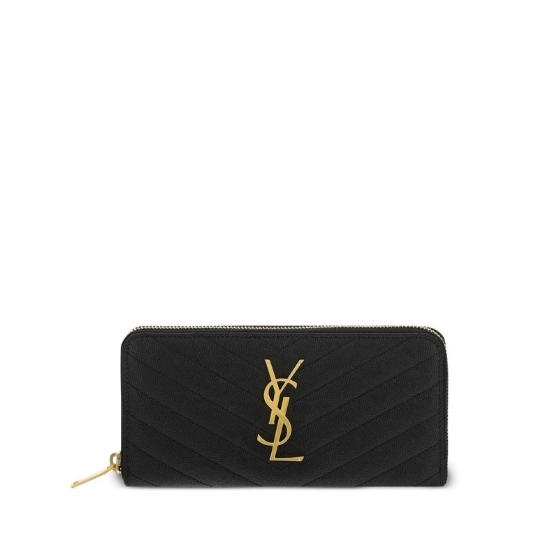 Saint Laurent Black Wallets|OS
