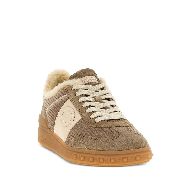 Valentino Brown Low Top Sneakers