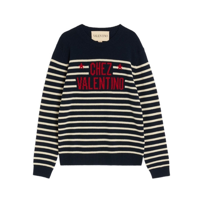 Valentino Navy Knitted|L|M