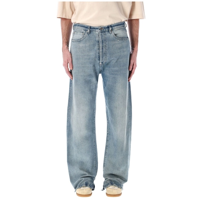 Buckle denim pants Denim Pants