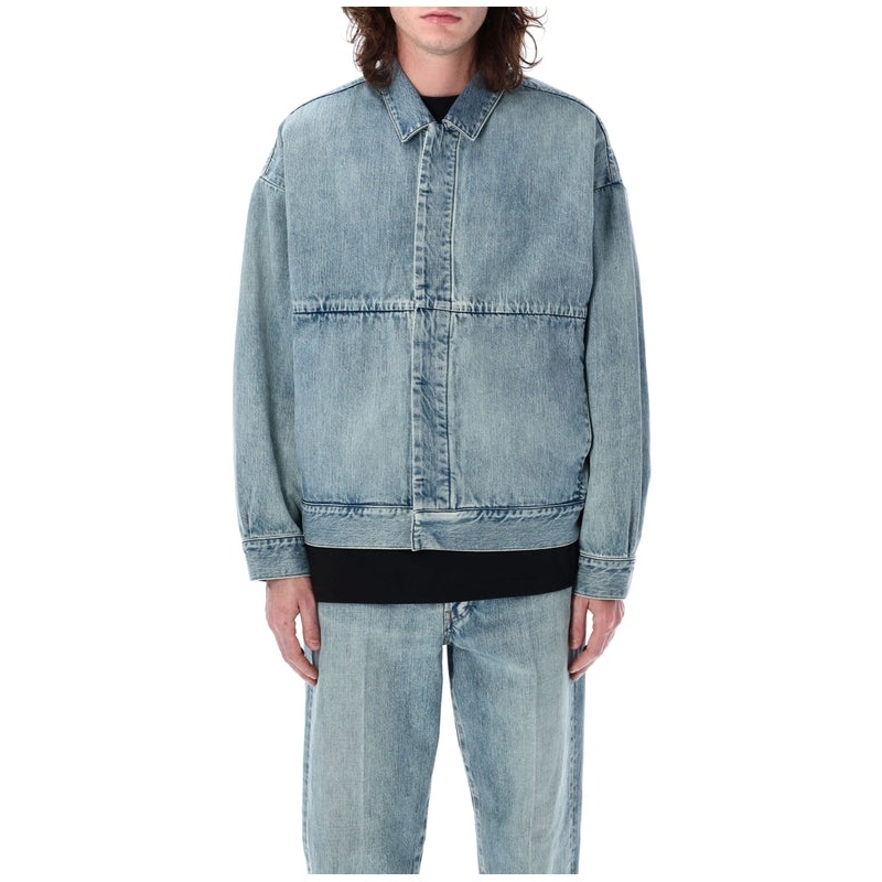 Denim trucker jacket Jackets|M