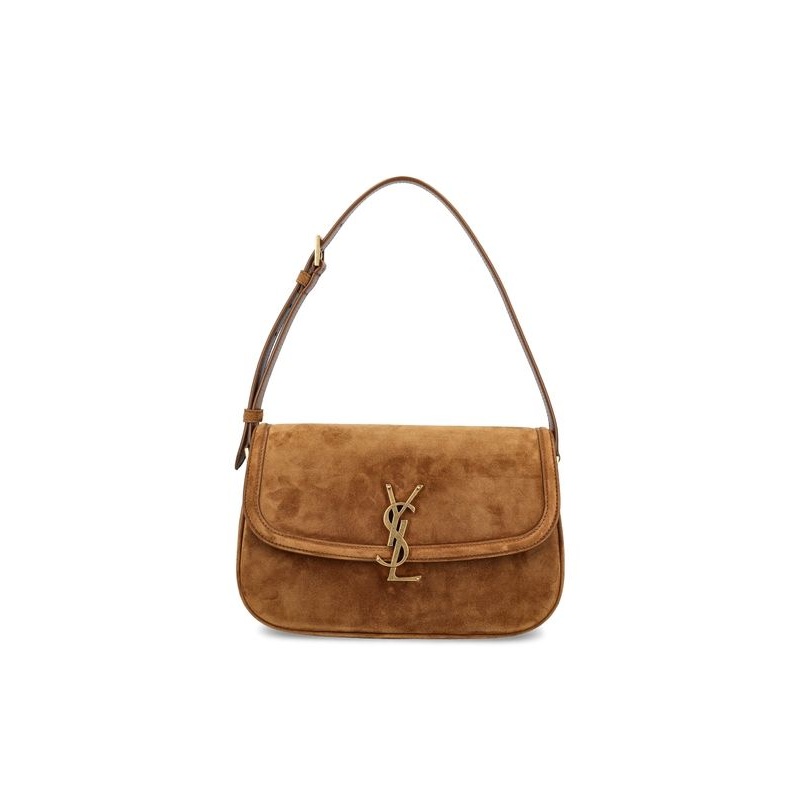 Saint Laurent Solferino Medium Brown Crossbody & Shoulder Bags
