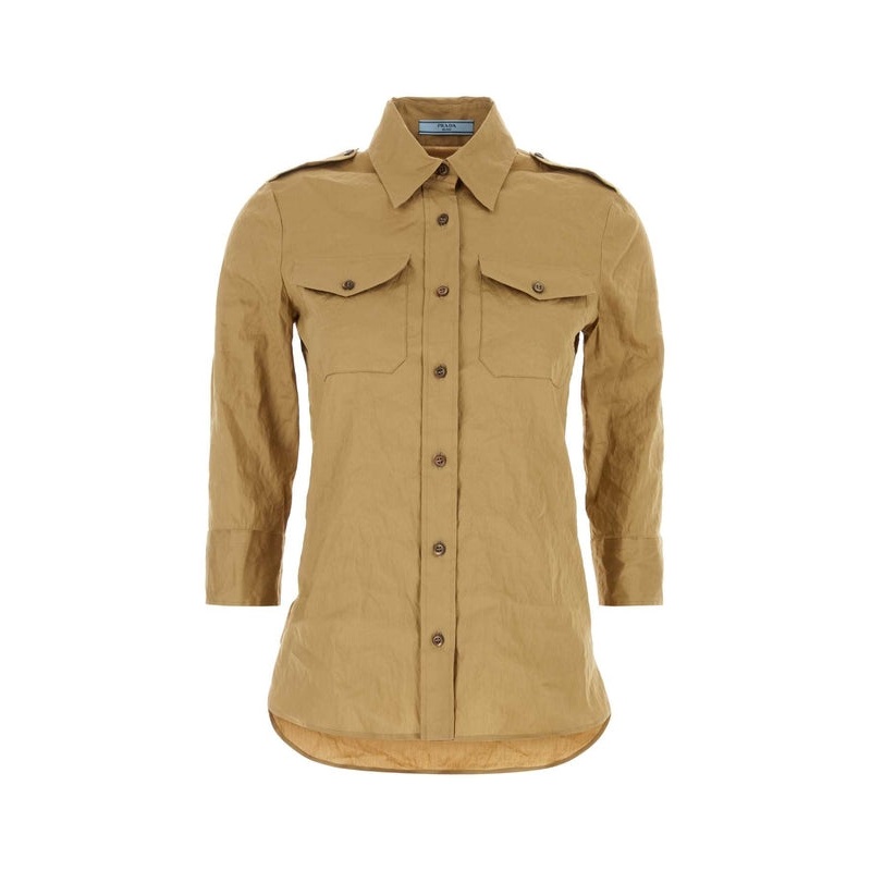 SHIRTS P492GSOOO14NH F0241 Camel Shirts & Blouses