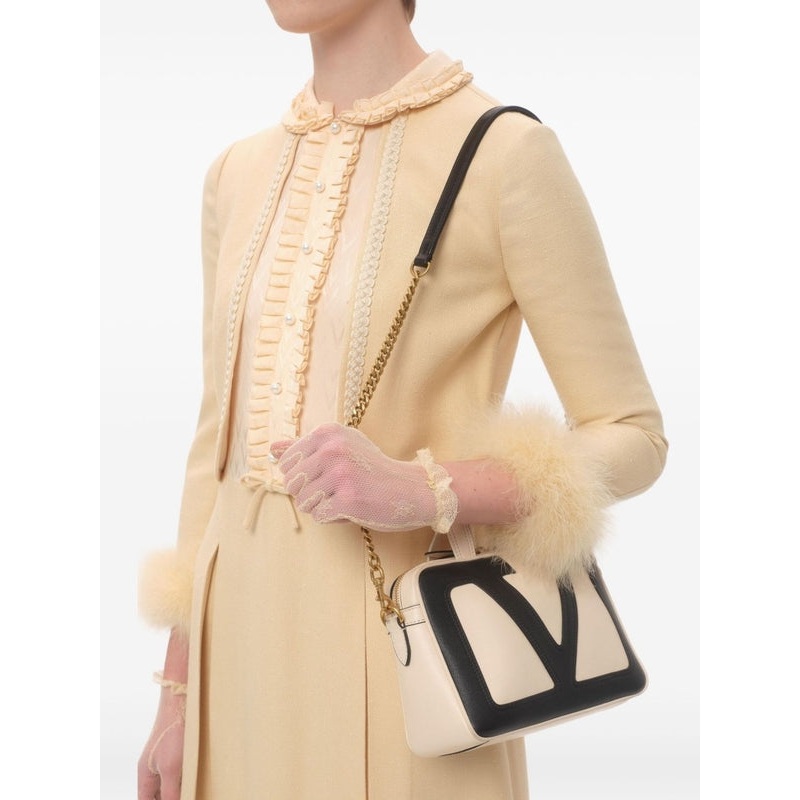 Valentino Ivory Tote Bags|OS