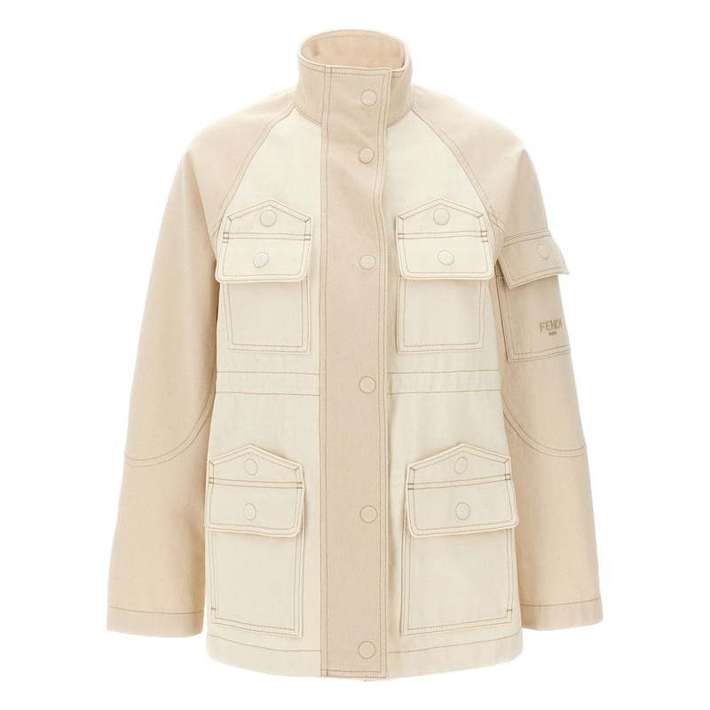 Denim parka Jackets|IT 38