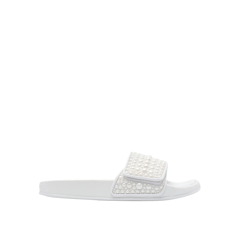 Jimmy Choo Sandals White Slides