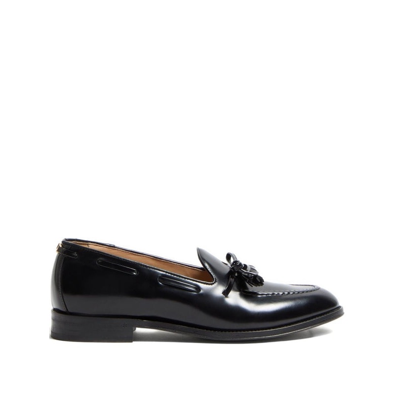 Valentino Black Loafers|42.5|43|43.5