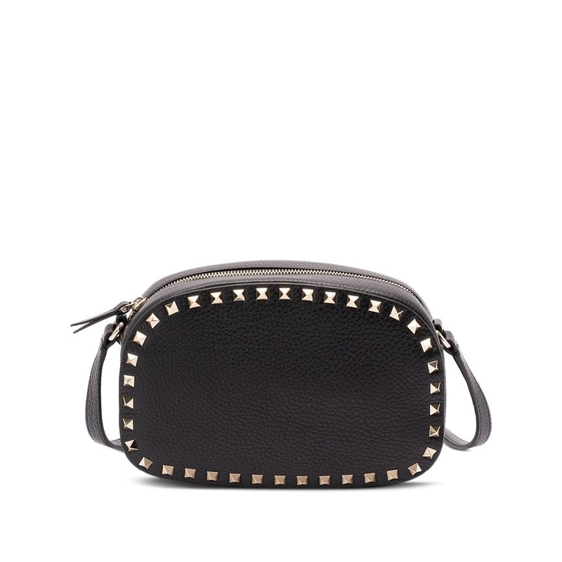 Valentino Black Shoulder Bag|OS