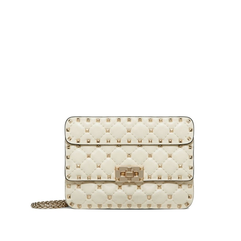 Valentino Ivory Shoulder Bag|OS