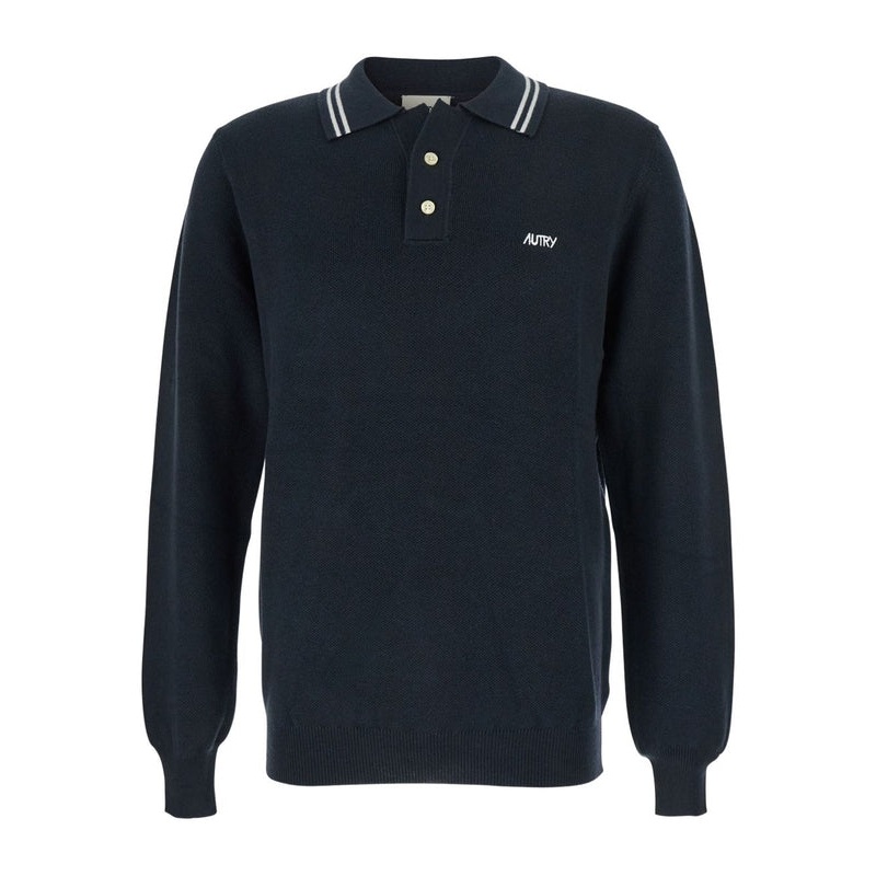 Autry Navy Polo Shirts|M|XL