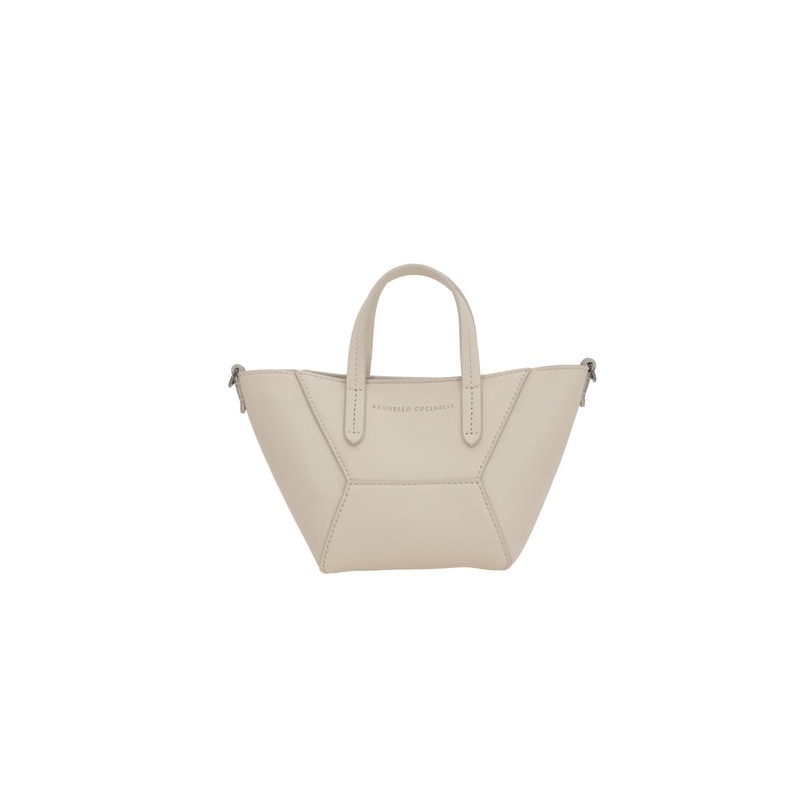Brunello Cucinelli Beige Tote Bags