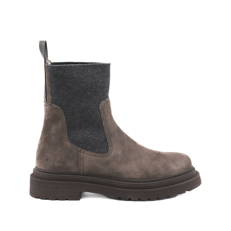 Brunello Cucinelli Brown Chelsea Boots