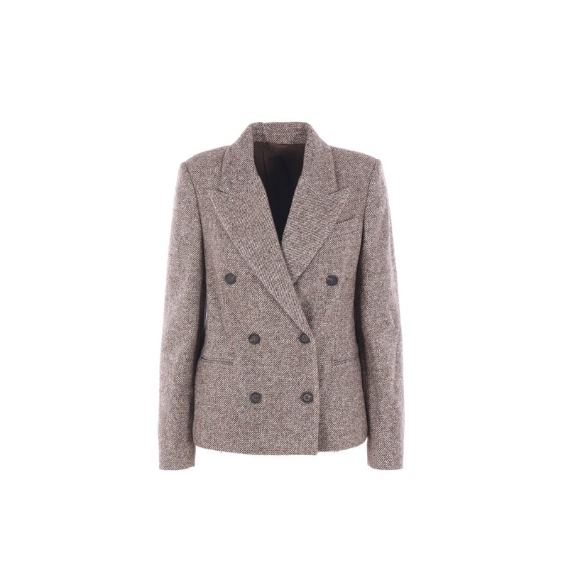 Brunello Cucinelli Brown Tailored Jackets