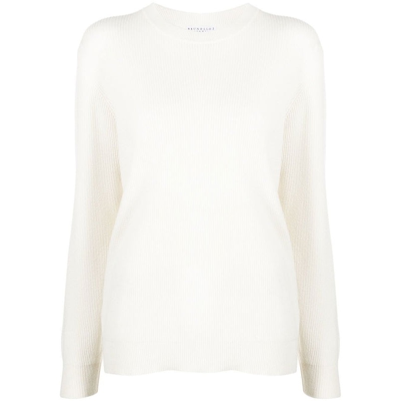 Brunello Cucinelli White Knitted