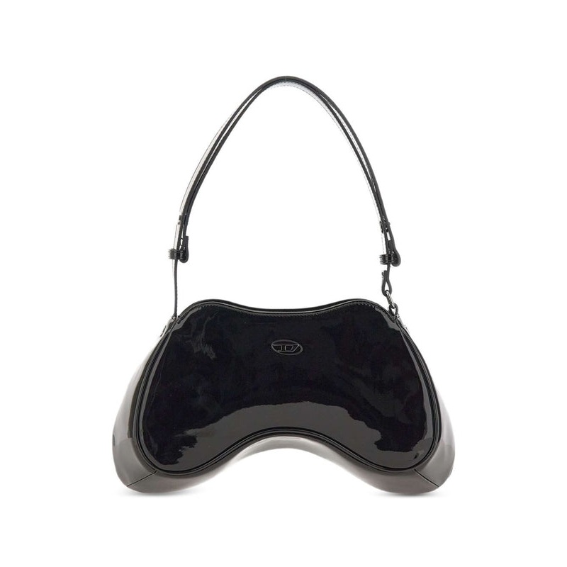 Diesel Black Shoulder Bag|OS