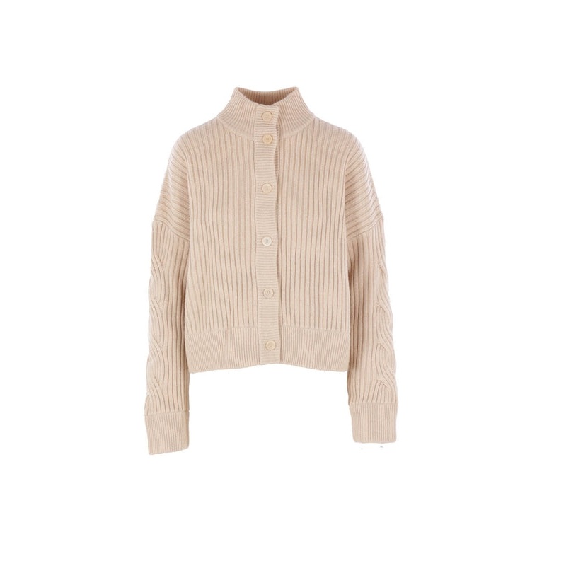 Max Mara Beige Cardigans|L|M