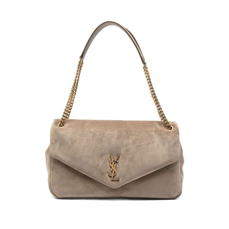 Saint Laurent Calypso Large Beige Crossbody & Shoulder Bags