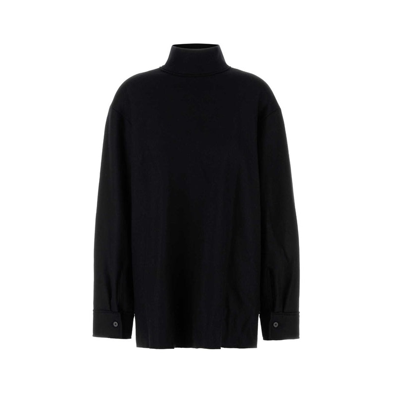 TOPS J40DL0146J20212 001 Black Knitted