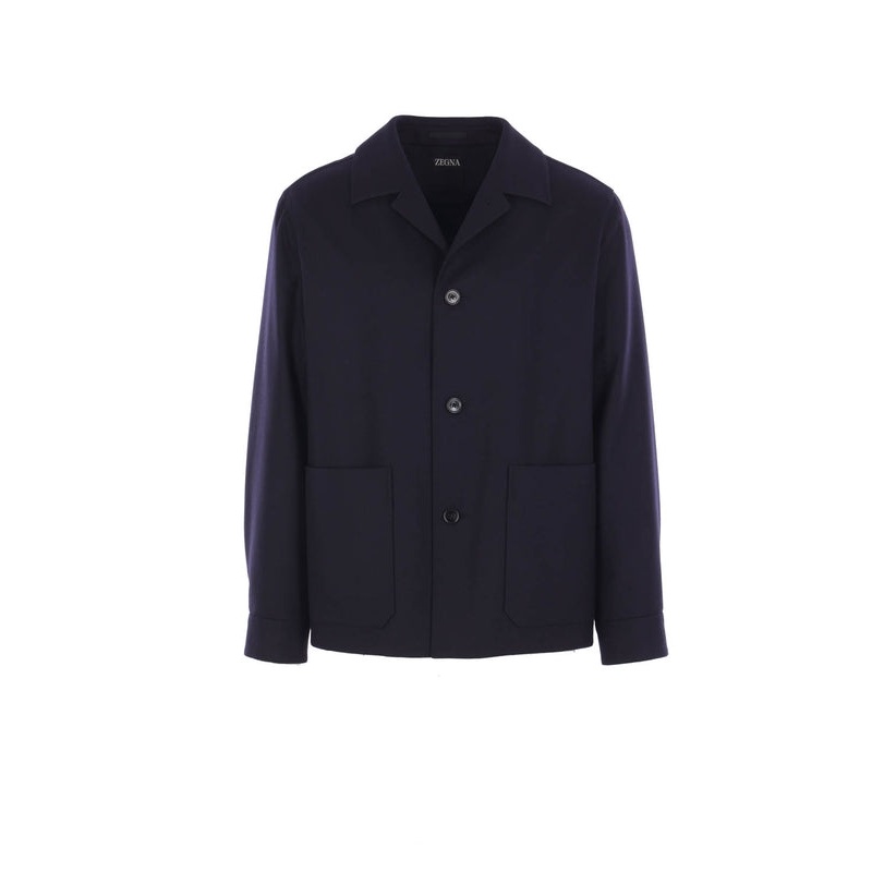 Z Zegna Navy Jackets|52