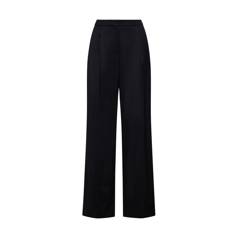 Black Tailored Wool Pants|IT 36