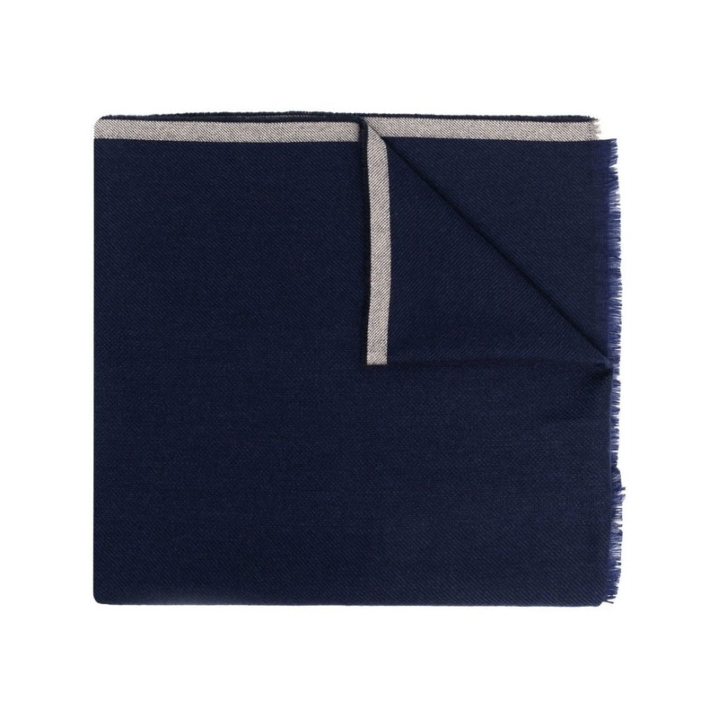 Brunello Cucinelli Navy Muffler