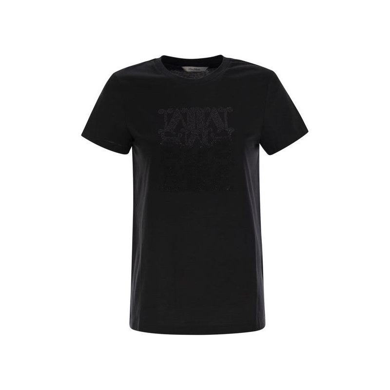 Max Mara T-shirts and Polos Black Half Sleeve