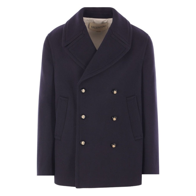 Valentino Navy Coat|50