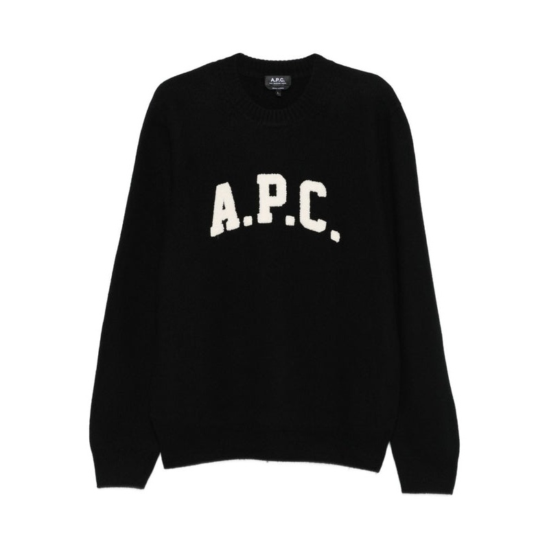 A.P.C. Black Knit|L|XL