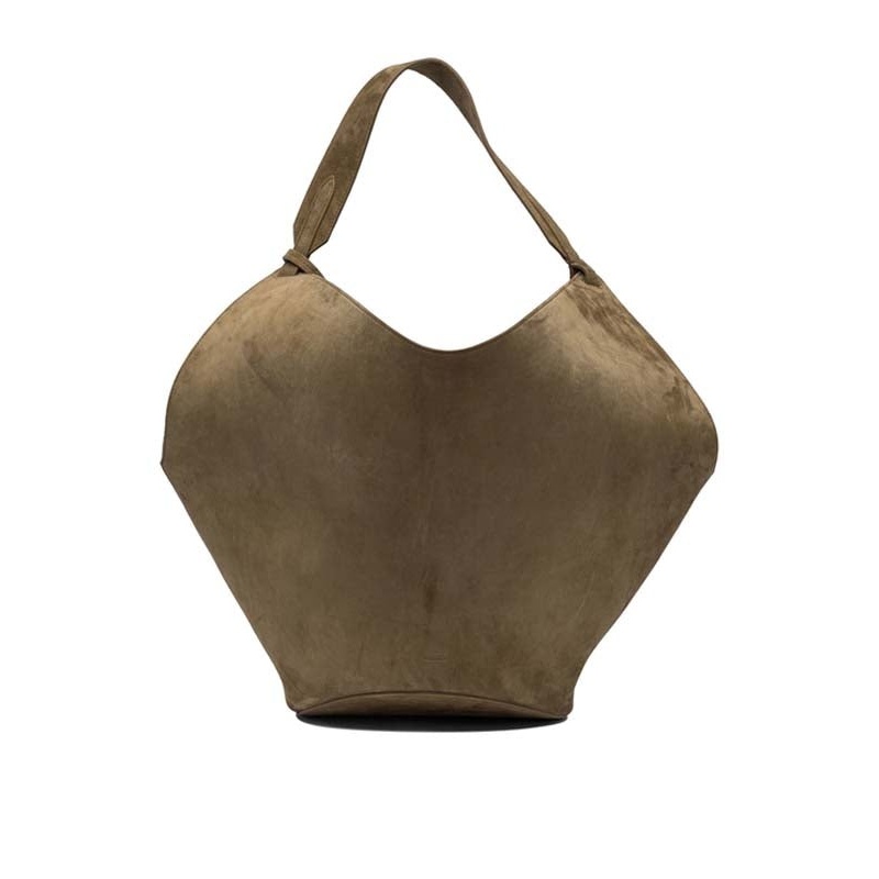 Lotus Suede Medium Tote Bag|OS