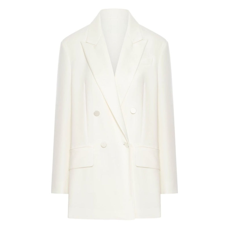 Max Mara Ivory Tailored Jackets