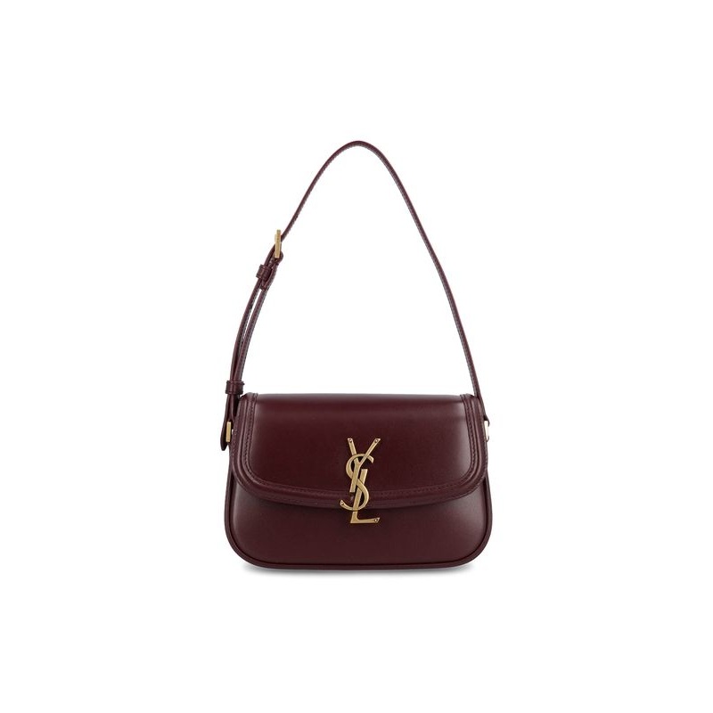 Saint Laurent Solferino Mini Burgundy Crossbody & Shoulder Bags