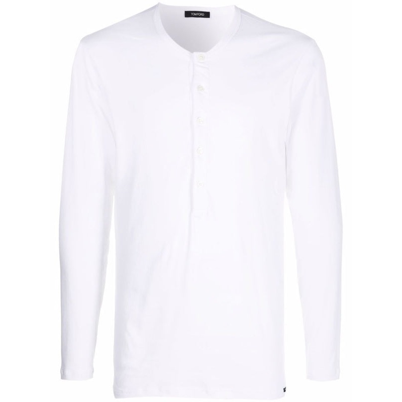 Tom Ford White Long-Sleeve Top