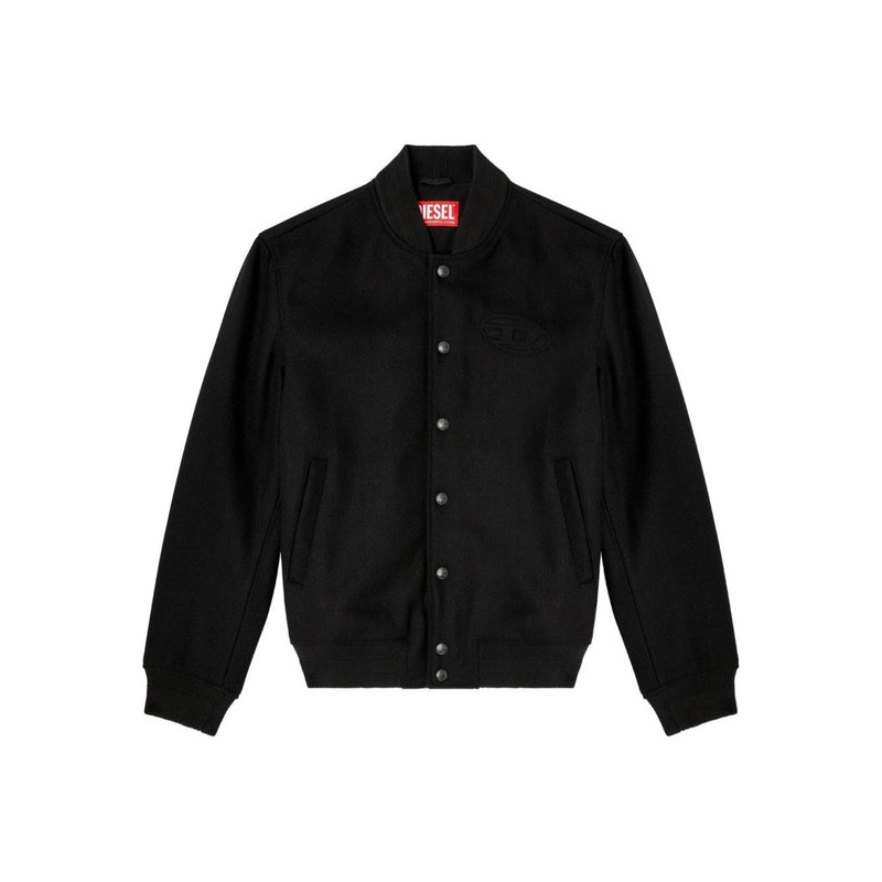 Diesel Black Bomber Jacket|48|50|52