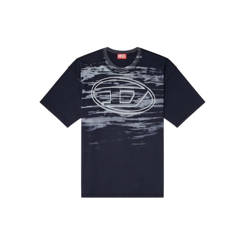 Diesel Navy Short Sleeve T-Shirt