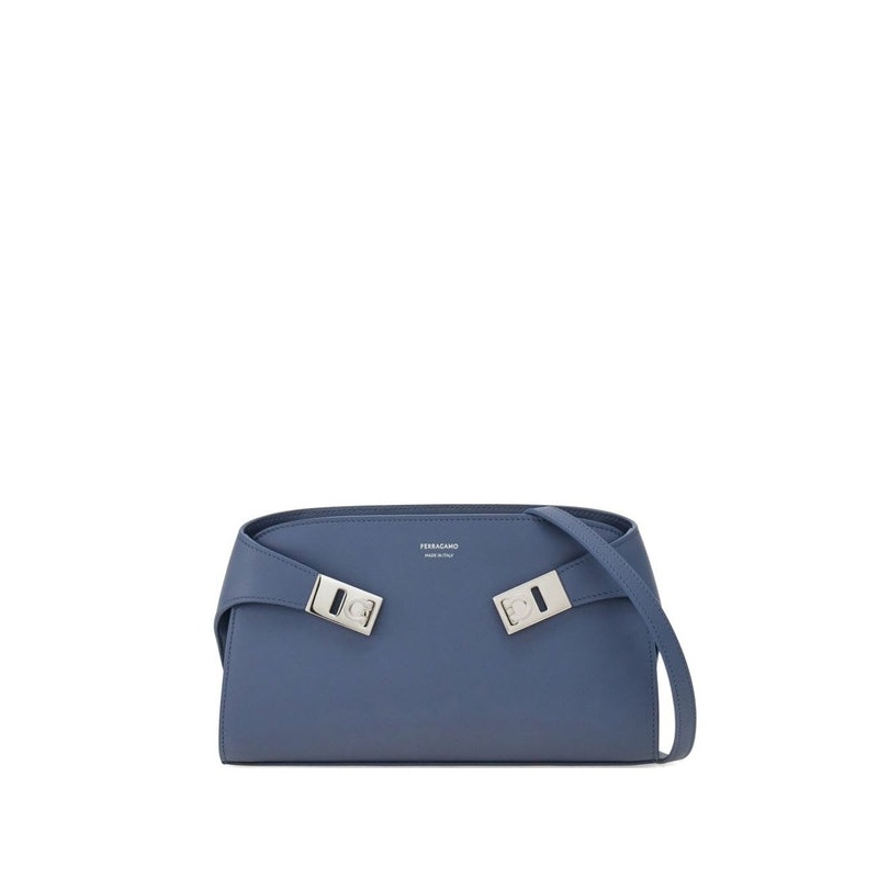 Ferragamo Blue Shoulder Bag|OS