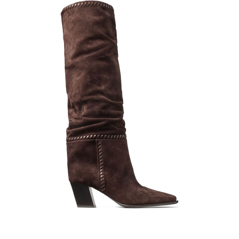 Jimmy Choo Brown Mid-Calf Boots