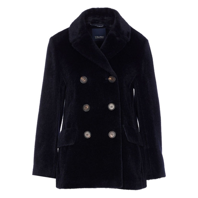 S Max Mara Navy Coats|42