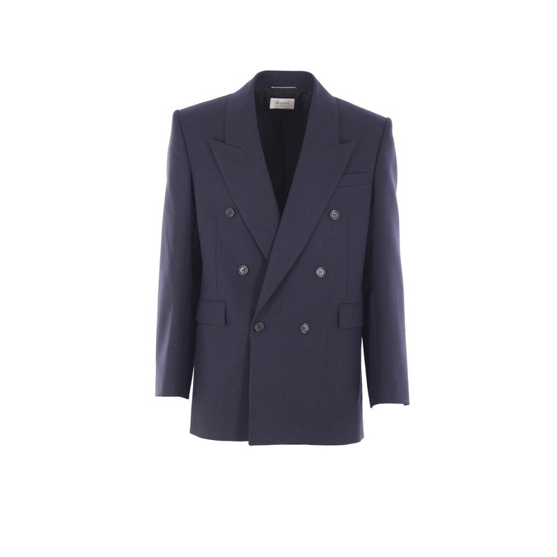 Saint Laurent Navy Tailored Jackets