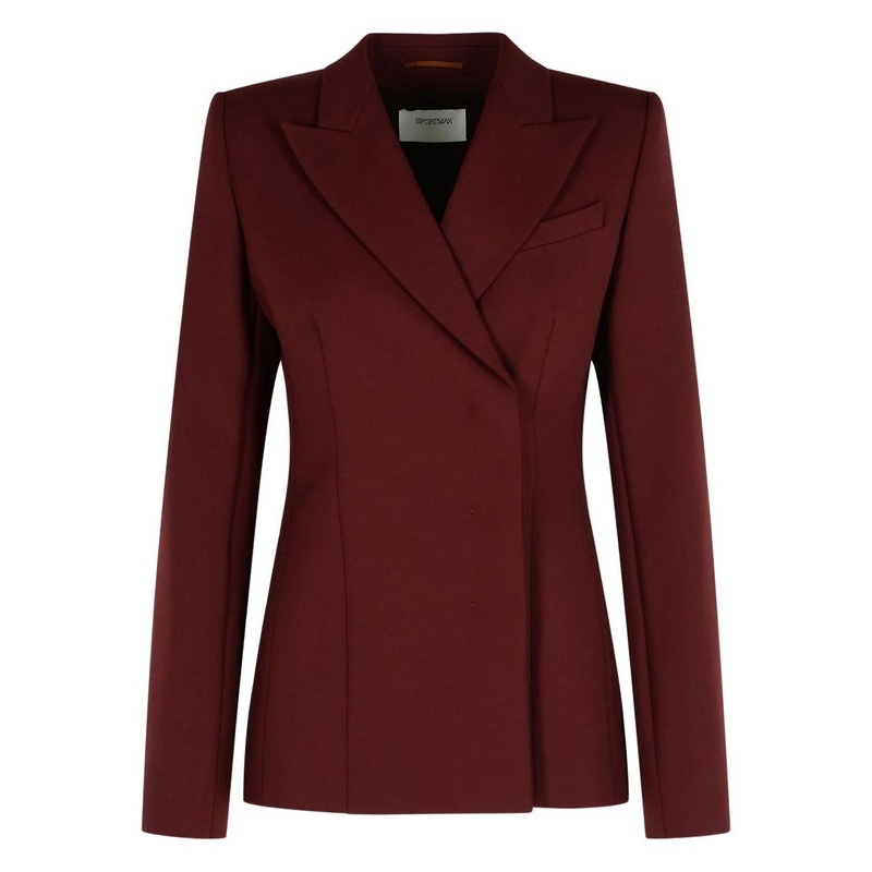 Sport Max Burgundy Tailored Jacket