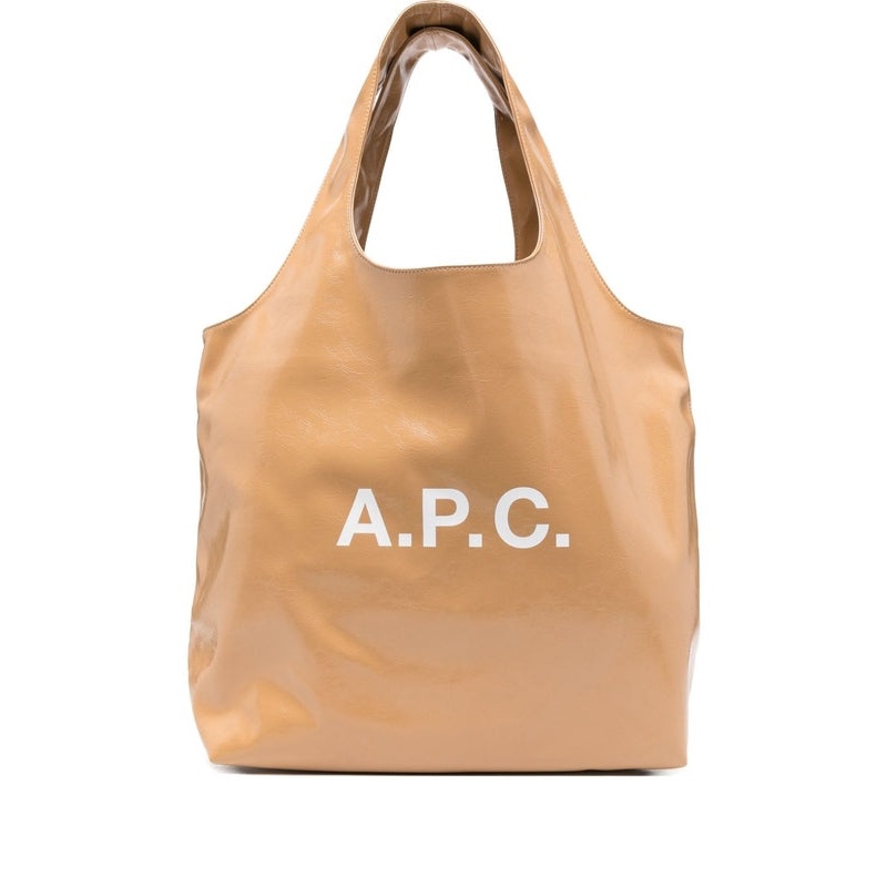 A.P.C. Beige Tote Bag|OS