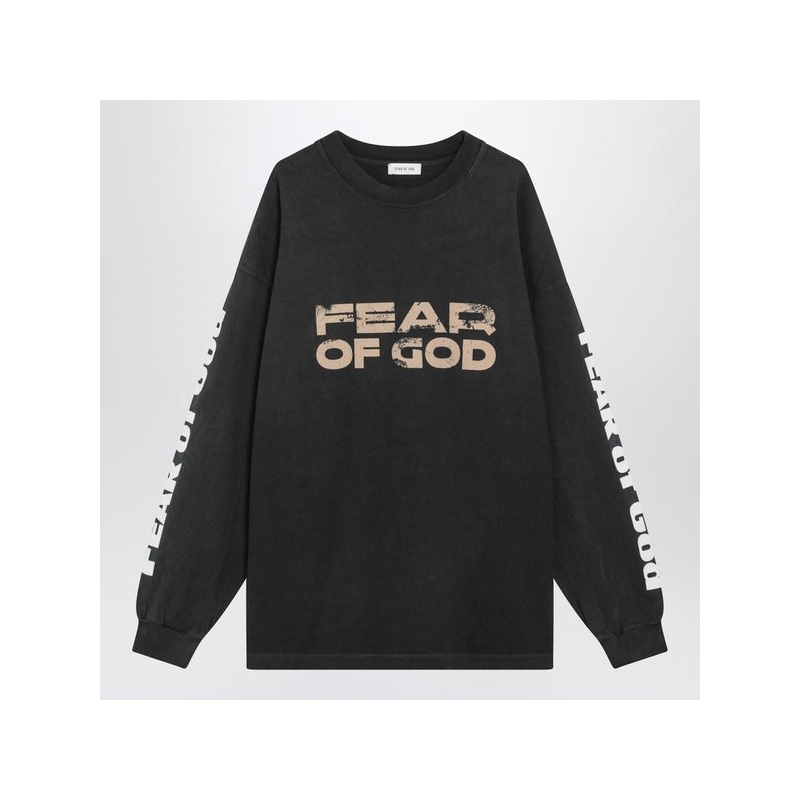 Fear Of God Black Long Sleeve|L