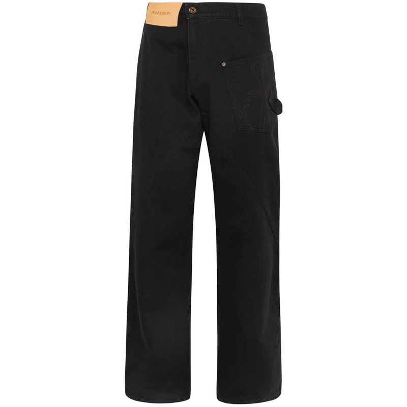 Jw Anderson Black Denim Pants|30