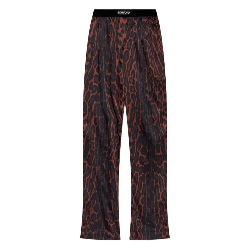 Tom Ford Leopard Brown Pajamas