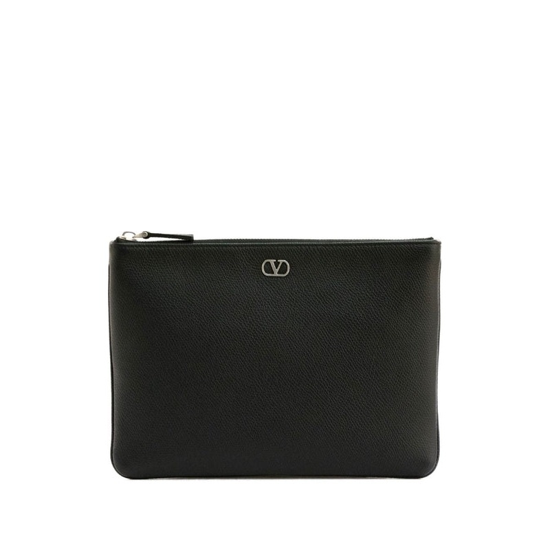 Valentino Black Clutch Bag|OS