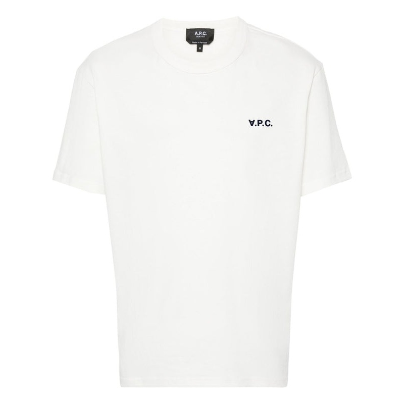 A.P.C. White Short Sleeve T-Shirt