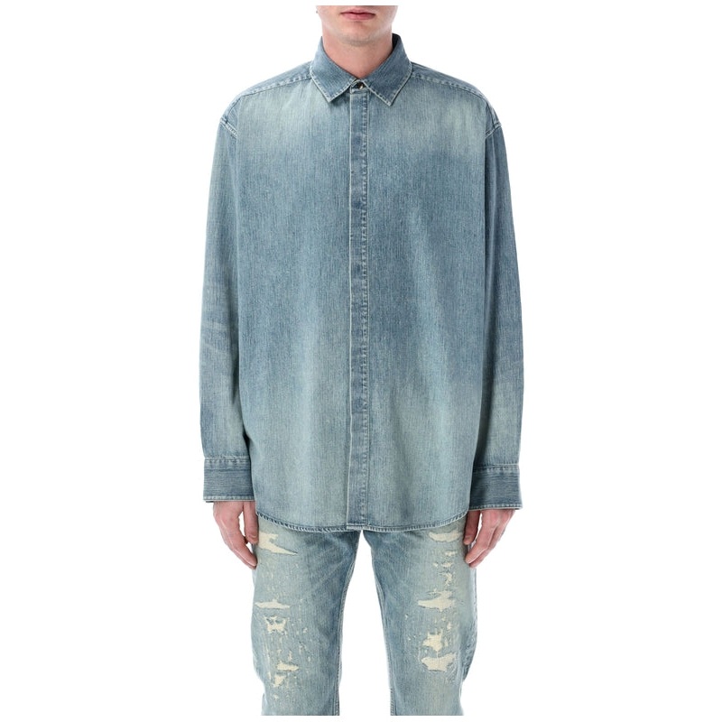 Denim button up shirt Shirts|M
