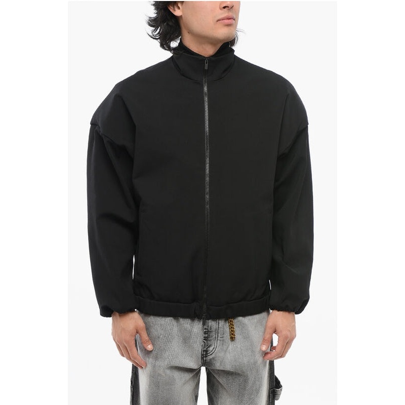 Viscose Blend ETERNAL Bomber Jacket with Embossed Detail Jackets
