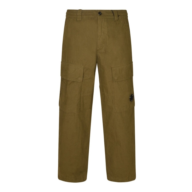 C.P. Company Green Casual Pants