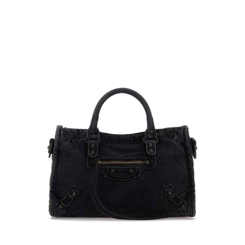 City Denim Small Tote Bag|OS